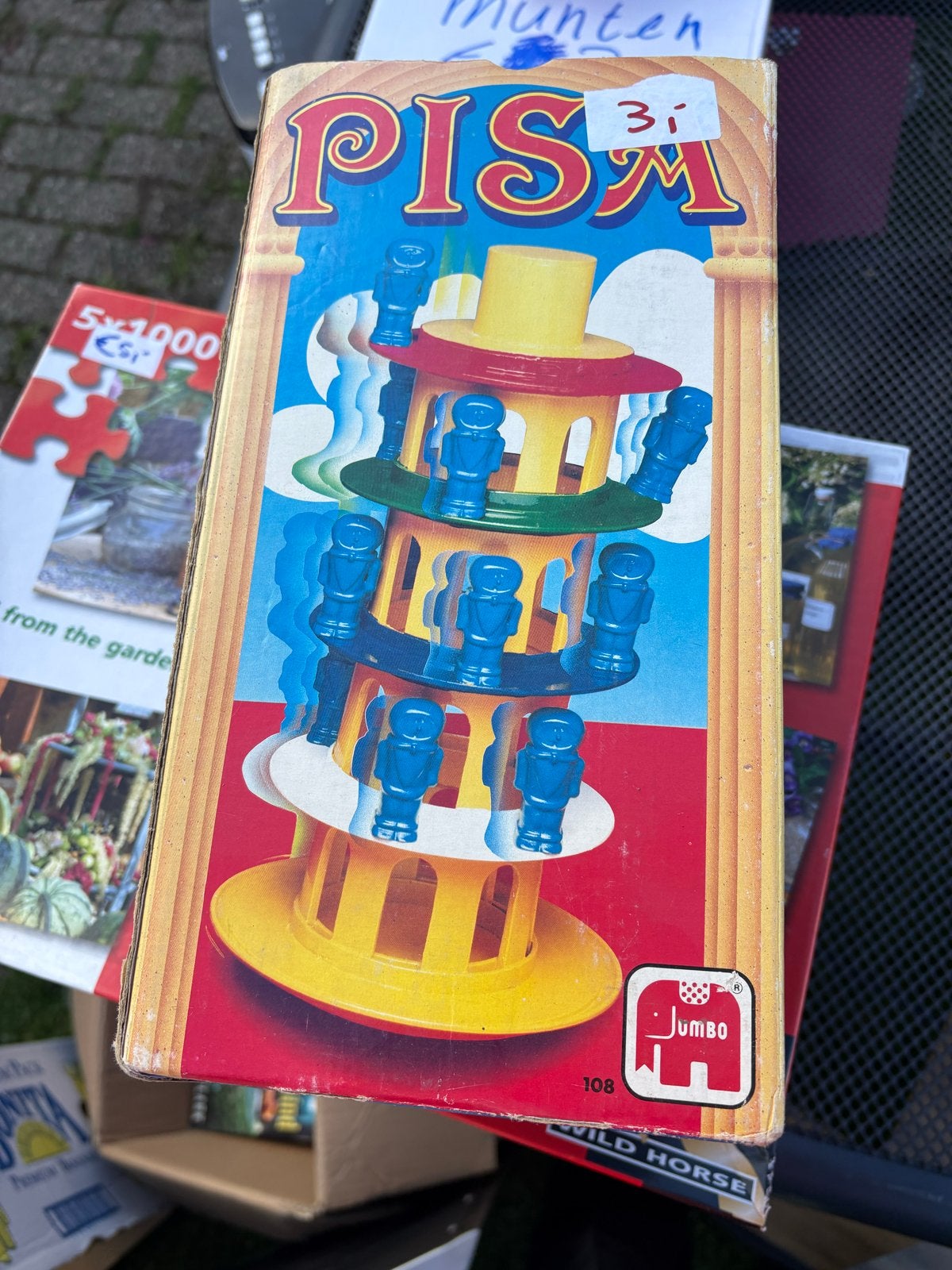 Pisa Balansspel van Jumbo - Klassiek Gezinsspel, Drie of vier spelers, Ophalen of Verzenden, Gebruikt