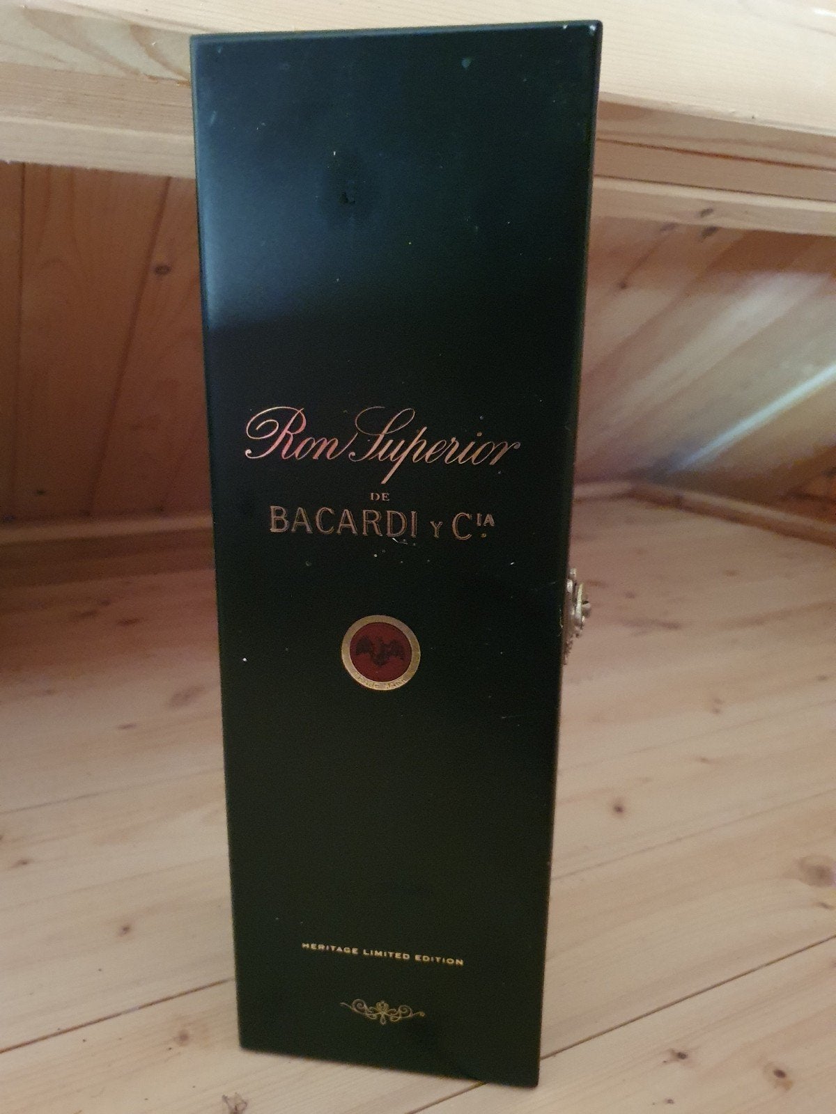 Bacardi Ron Superior Heritage Limited Edition Kist, Ophalen of Verzenden, Zo goed als nieuw, Verpakking