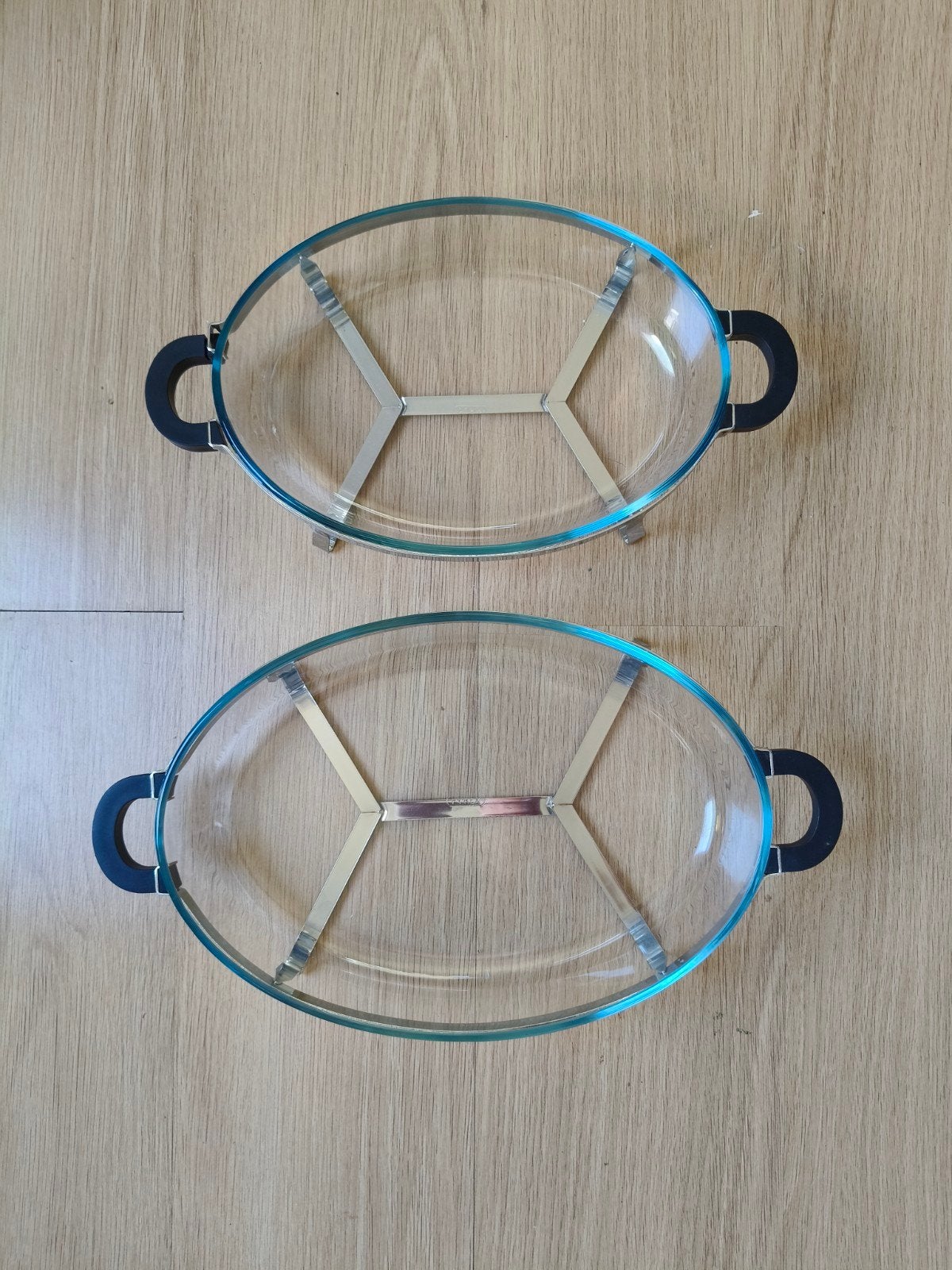 Vintage Deens Design Pyrex Ovenschaalset (2-delig), Ophalen of Verzenden, Nieuw