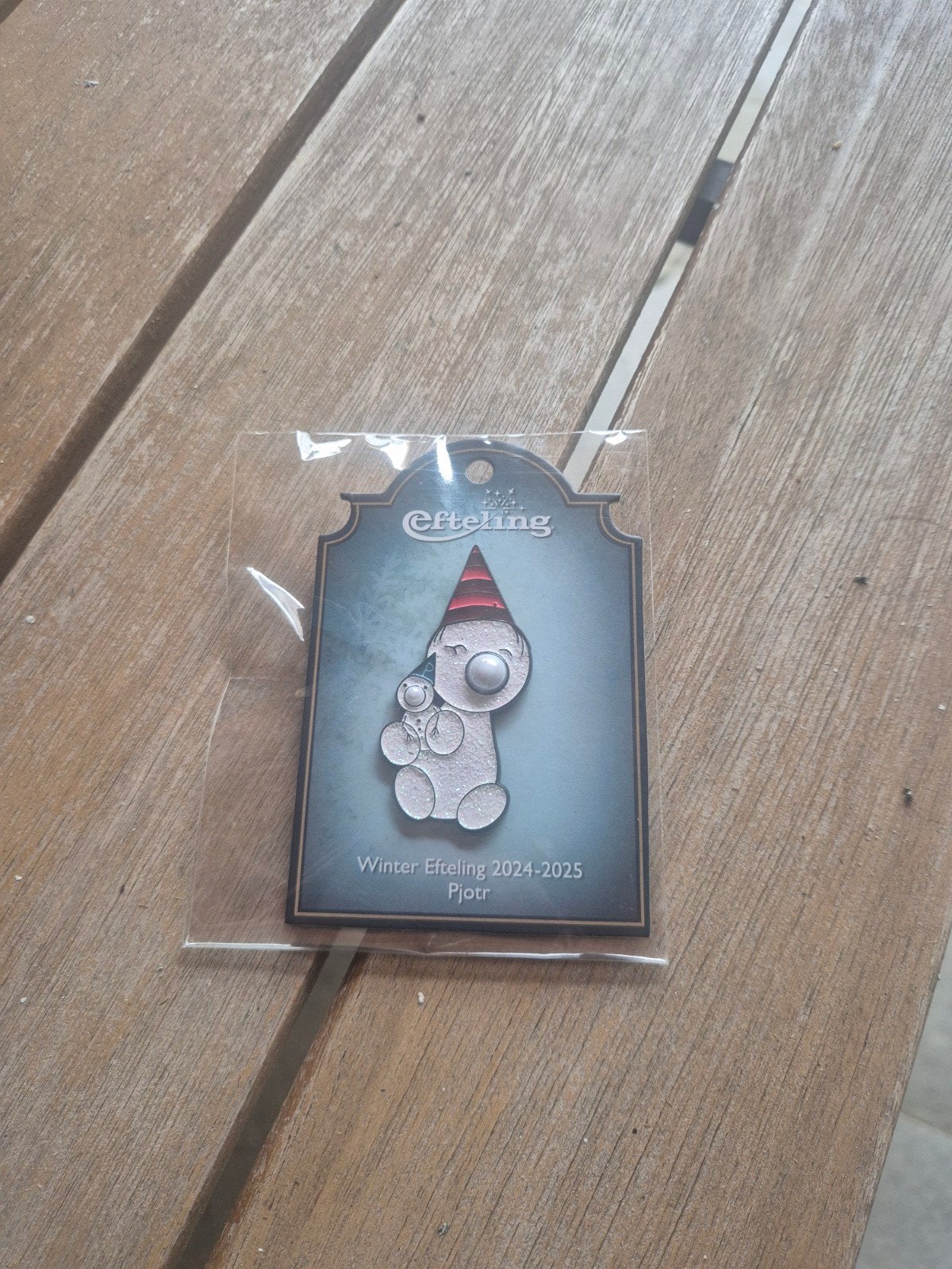 Efteling Pin Pjotr, Verzamelen, Efteling, Ophalen of Verzenden, Nieuw, Button of Speldje