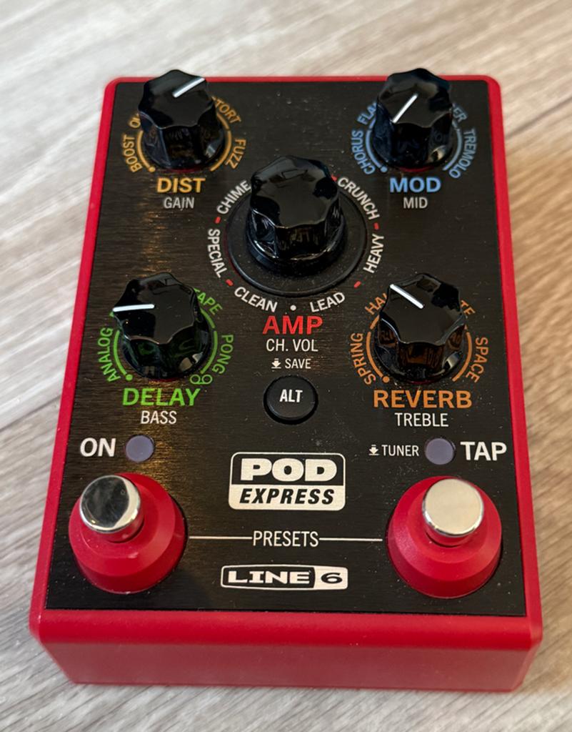 Line 6 POD Express Gitaar Multi-effect Pedaal, Muziek en Instrumenten, Effecten, Ophalen, Zo goed als nieuw, Multi-effect