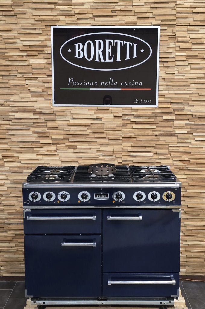 Luxe Falcon Fornuis 110cm konings blauw 3 ovens, Niet ingevuld, 60 cm of meer, Niet ingevuld, Ophalen of Verzenden