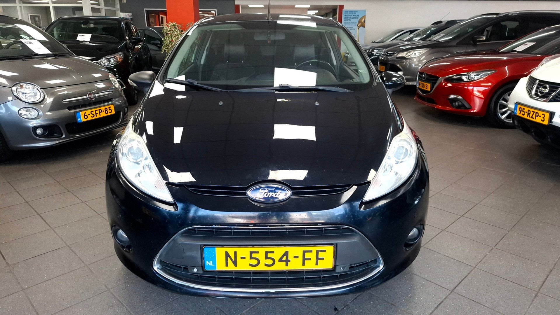 Ford Fiesta 1.6 Metal Climate / Leder / Trekhaak / 135pk, Auto's, Ford, 135 pk, Gebruikt, 4 cilinders, Zwart