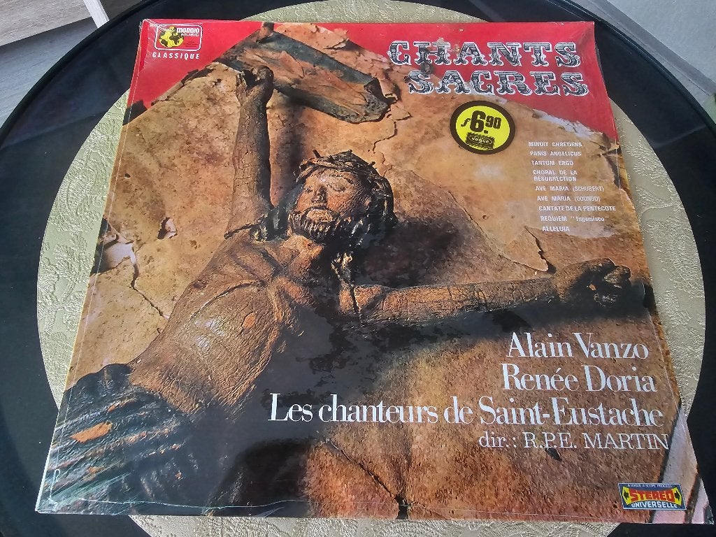 Chants Sacrés – Alain Vanzo • Renée Doria, Ophalen of Verzenden, Romantiek, Zo goed als nieuw, Overige formaten