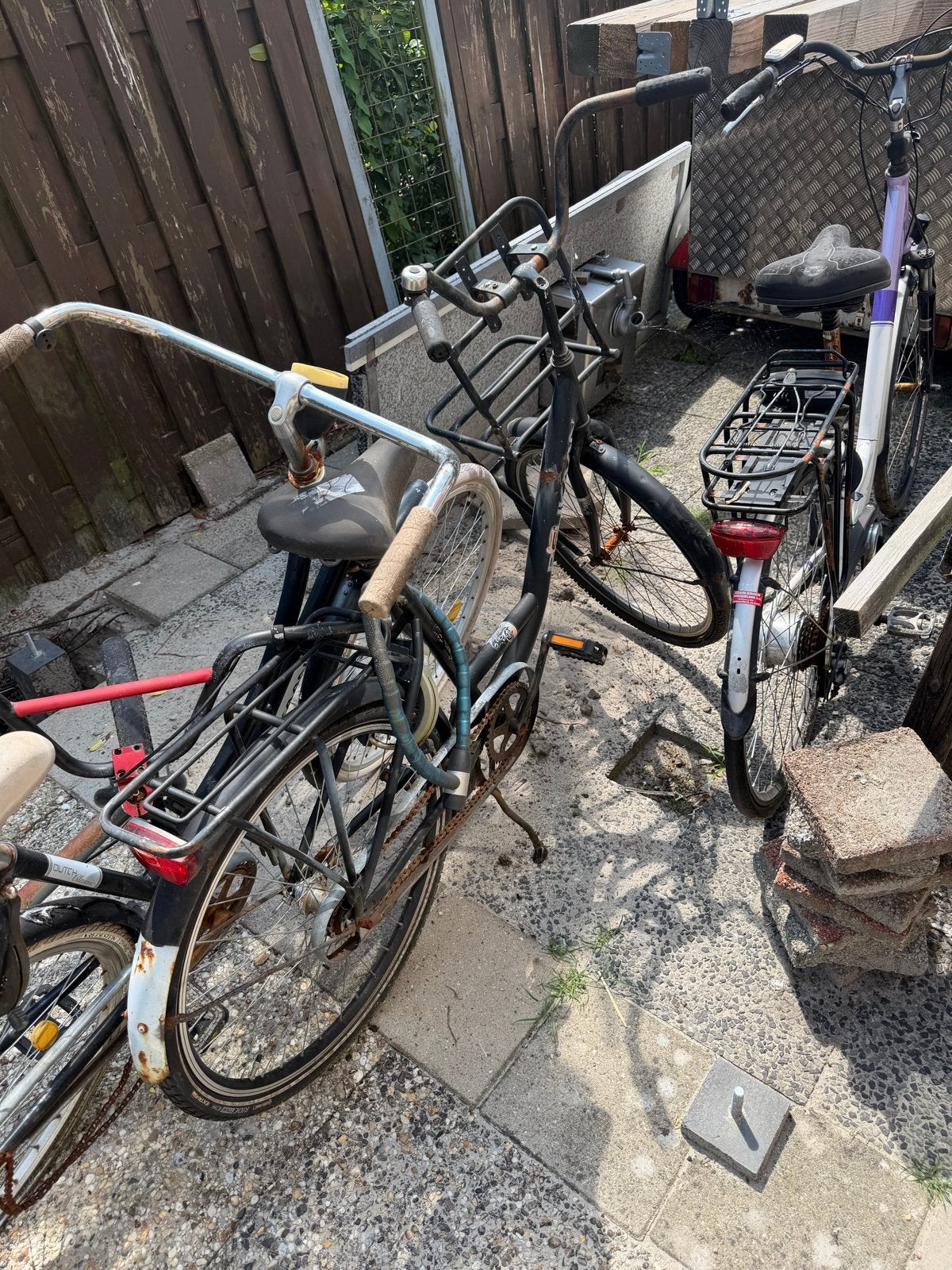 4 opknapfietsen, waaronder 1 elektrische fiets, Fietsen en Brommers, Fietsen | Dames | Damesfietsen, Ophalen of Verzenden, Gebruikt