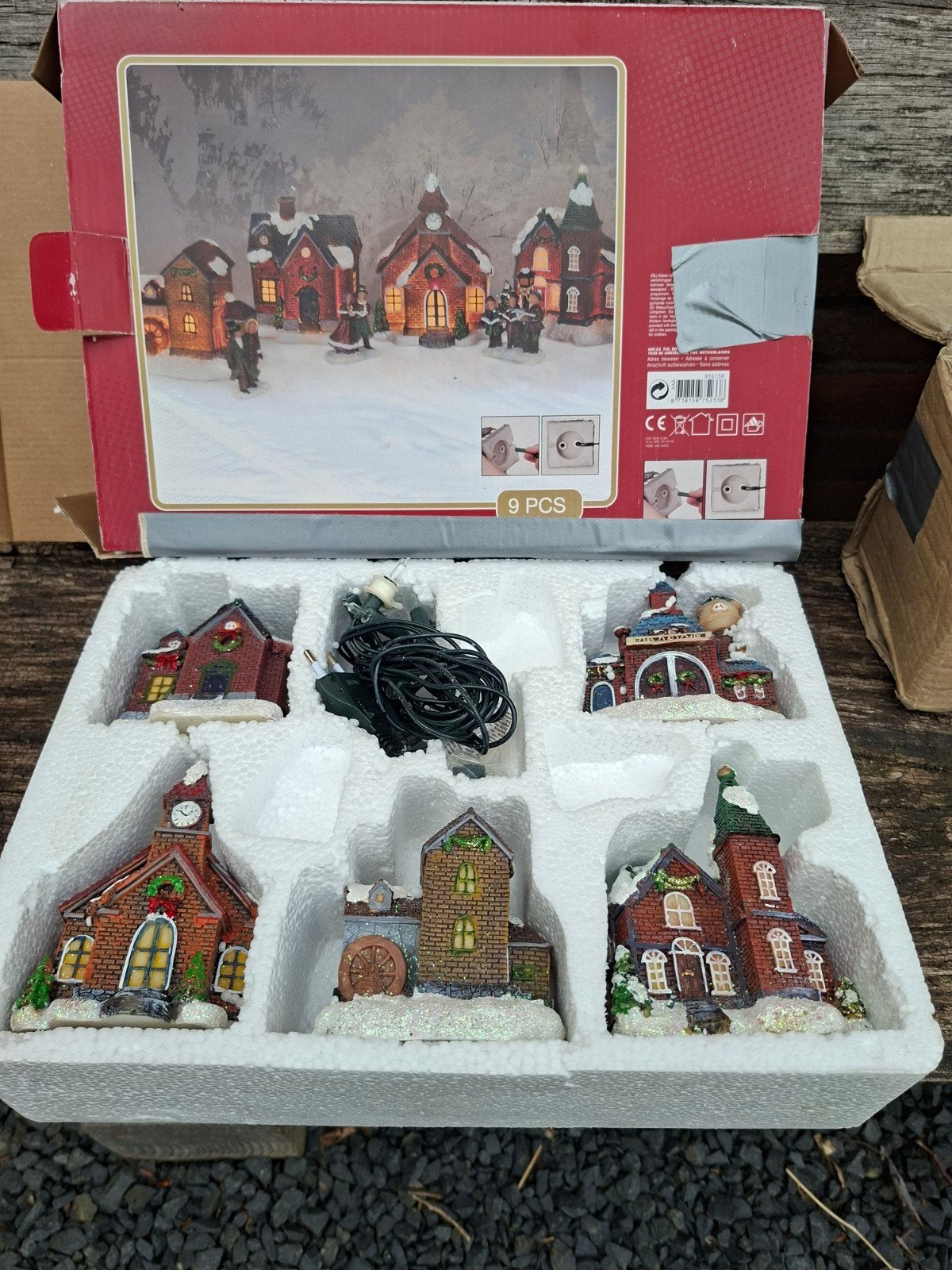 Kersthuisjes, Ophalen