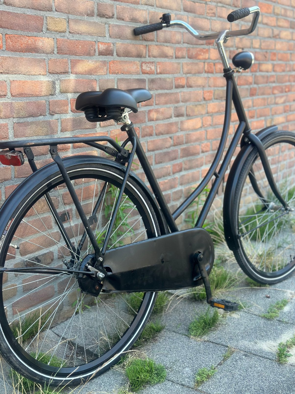 🖤 Zwarte Omafiets – 28 inch –Sleutel inbegrepen Goede staat, Ophalen, Sparta, Versnellingen, 53 tot 56 cm