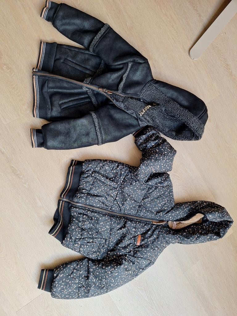 2 winterjassen meisje maat 122/128 Nono, Gebruikt, Meisje, Ophalen of Verzenden, Nono