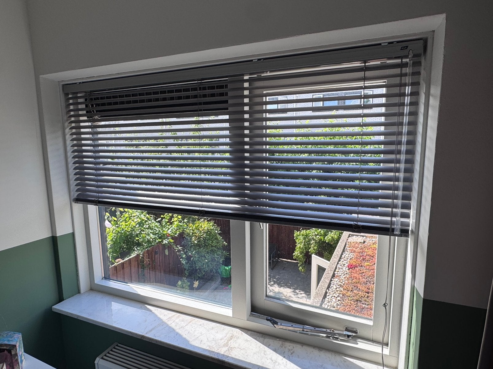 Aluminium jaloezie luxaflex 147,5x105,5cm, Ophalen, Jaloezie, Gebruikt, 147 cm