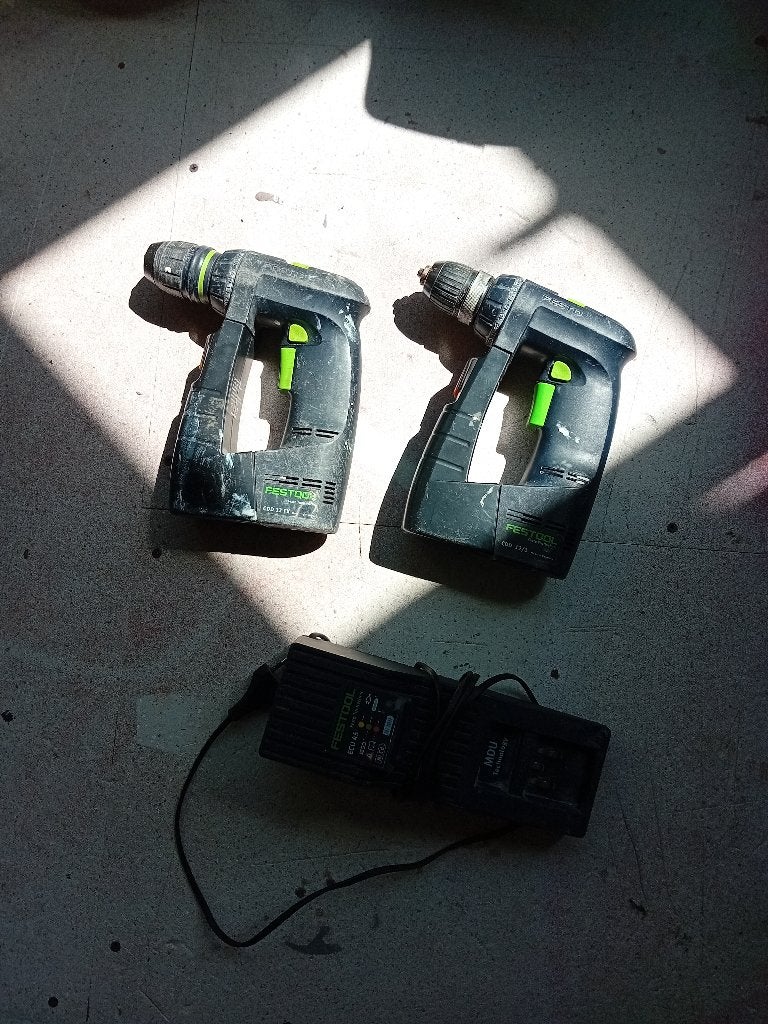 2x festool accuboormachine, Doe-het-zelf en Verbouw, Gereedschap | Boormachines, Ophalen of Verzenden, Nieuw, Minder dan 400 watt