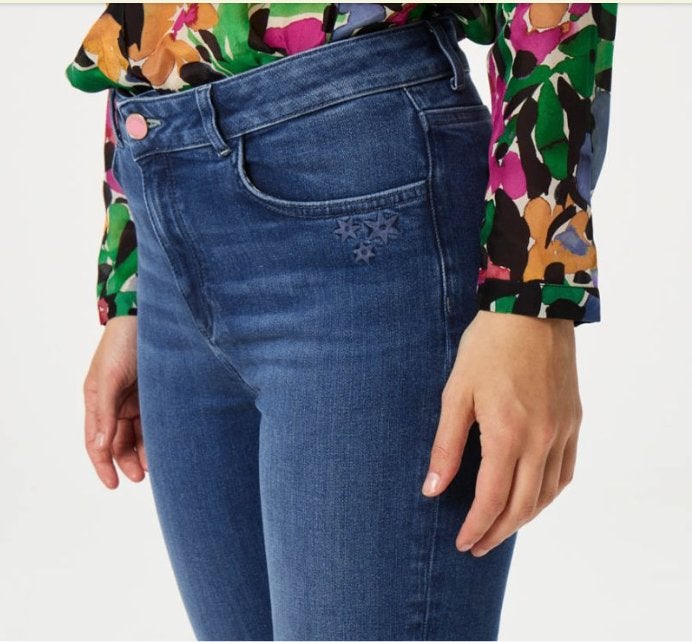 Eva Flare Fabienne Chapot maat 29/L34, Kleding | Dames, Blauw, Ophalen of Verzenden, Zo goed als nieuw, Fabienne Chapot