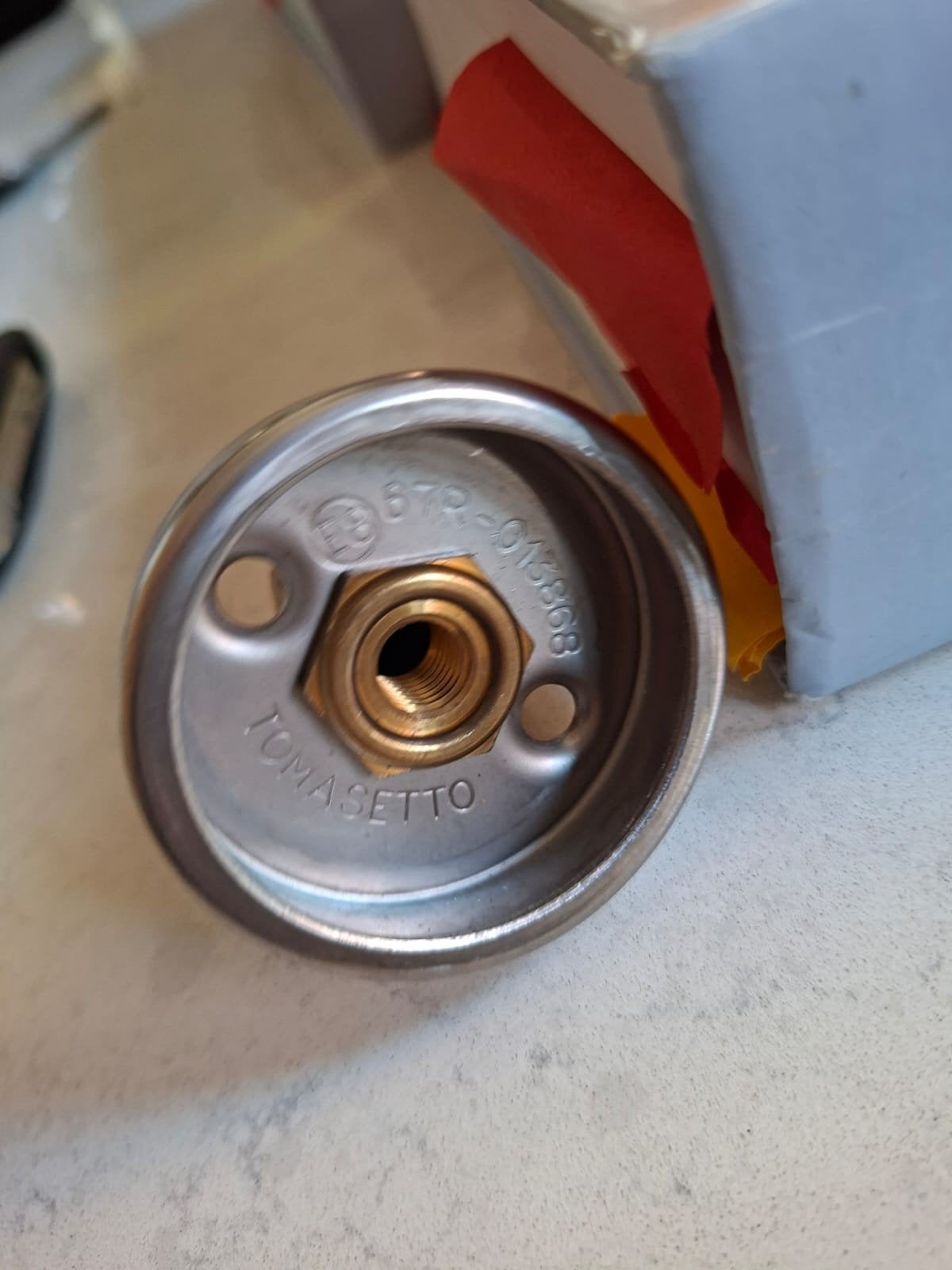 Tomasetto LPG vulnippel 10mm adapter, Ophalen of Verzenden, Gebruikt, Universele onderdelen
