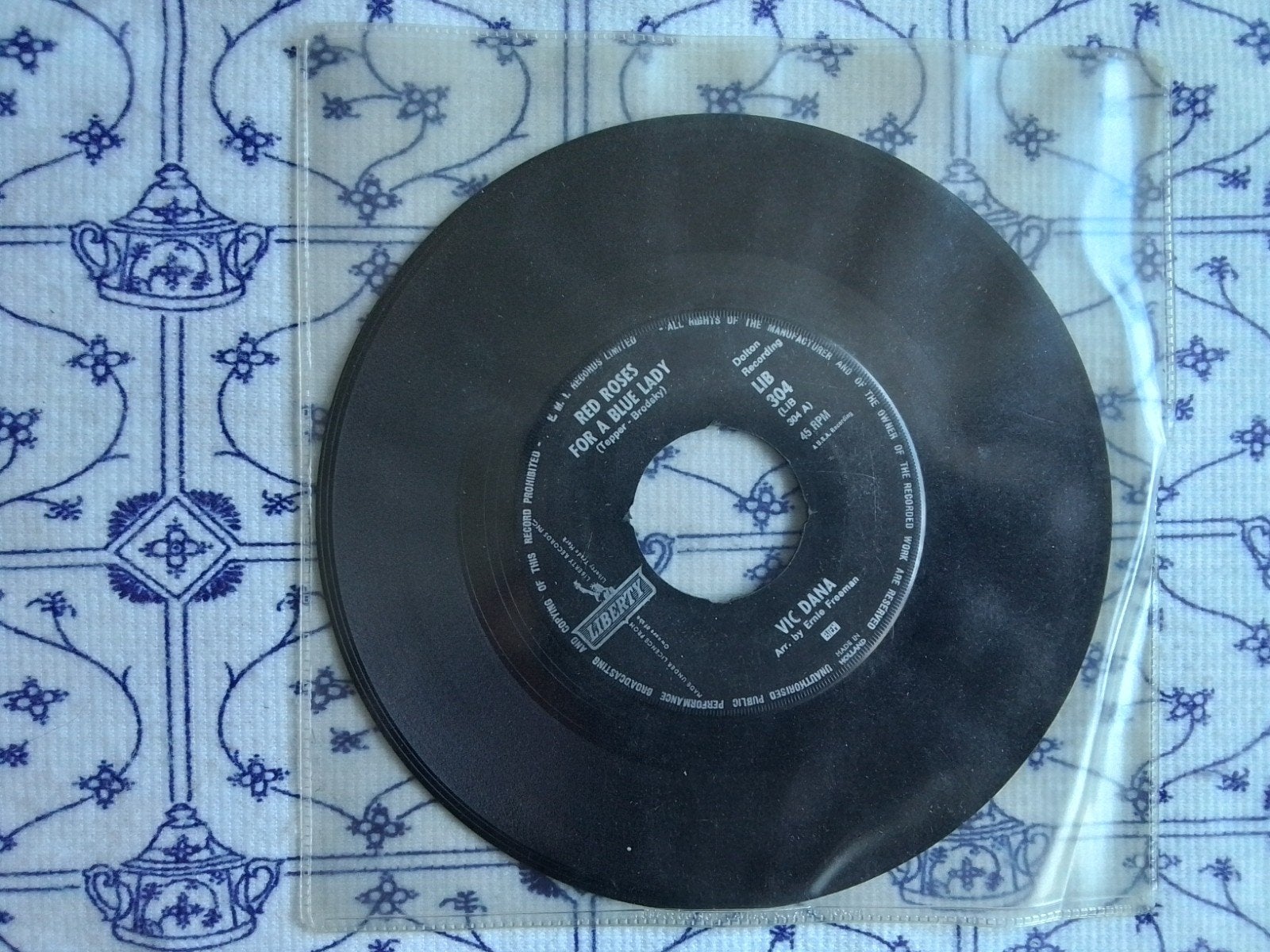 Vic dana           Red roses for a blue lady, Cd's en Dvd's, Vinyl Singles, 7 inch, Ophalen of Verzenden, Zo goed als nieuw, Pop