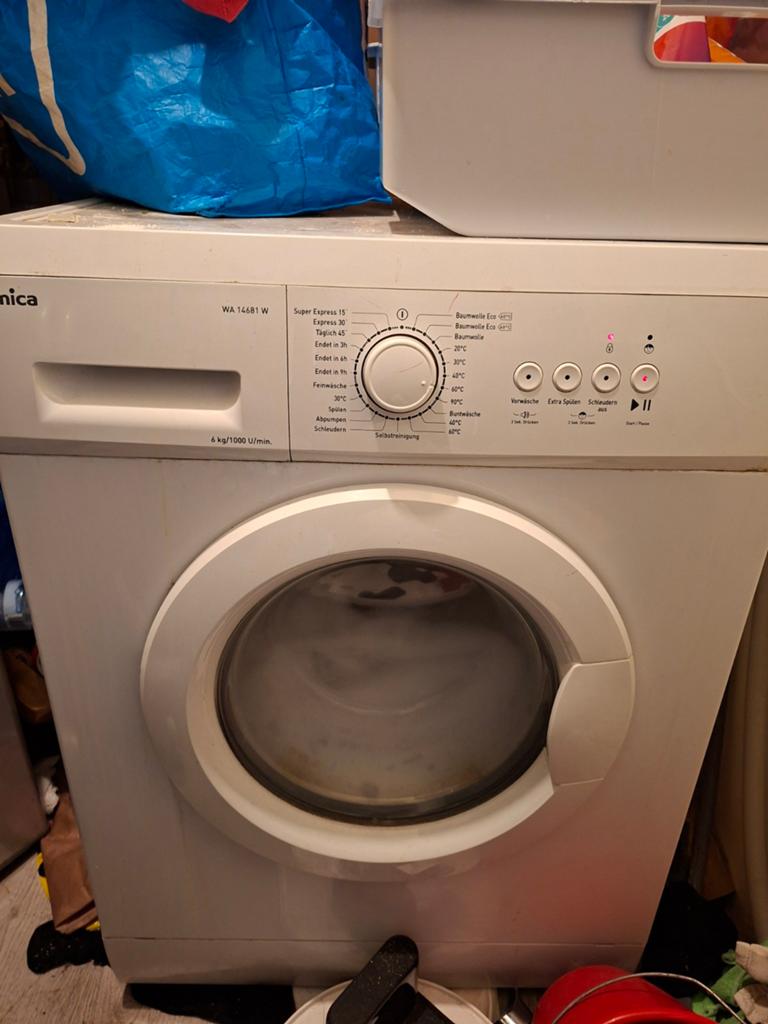 Goed werkende Amica wasmachine - Tegen mooi bod!, Gebruikt, Energieklasse A of zuiniger, Ophalen of Verzenden, Voorlader