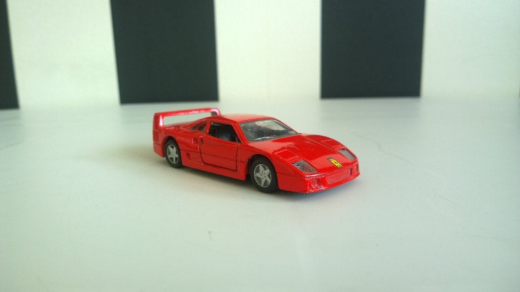 Maisto Shell Ferrari F40, Schaal 1/39, Ophalen, Gebruikt, Auto