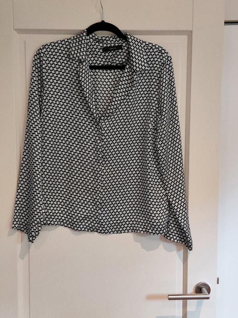 Prachtig glanzende blouse Vanilia 42, Vanilia, Zwart, Maat 42/44 (L), Ophalen of Verzenden