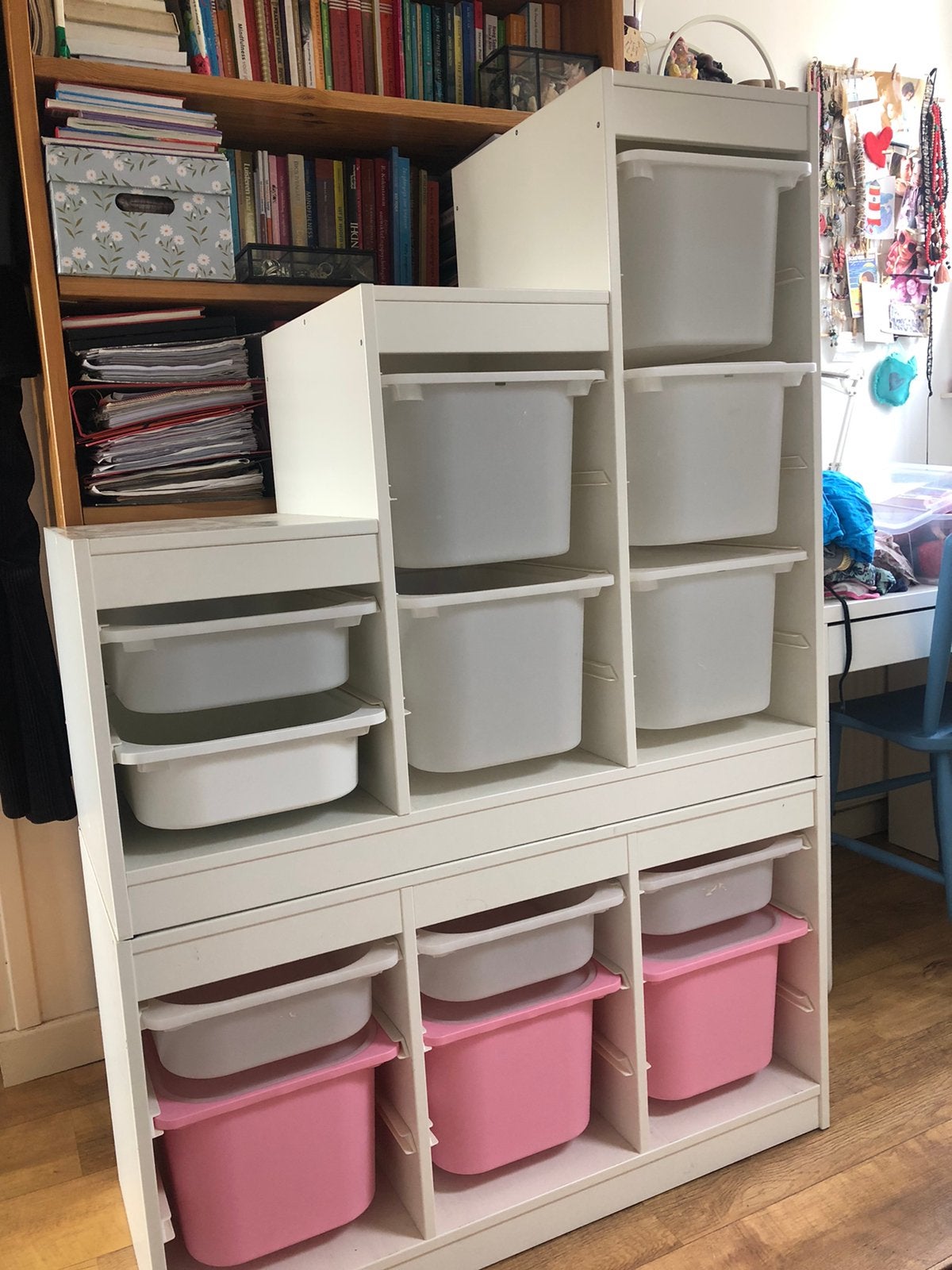 Ikea trofast kasten combinatie, Huis en Inrichting, Ophalen, Gebruikt, Minder dan 150 cm, Minder dan 100 cm