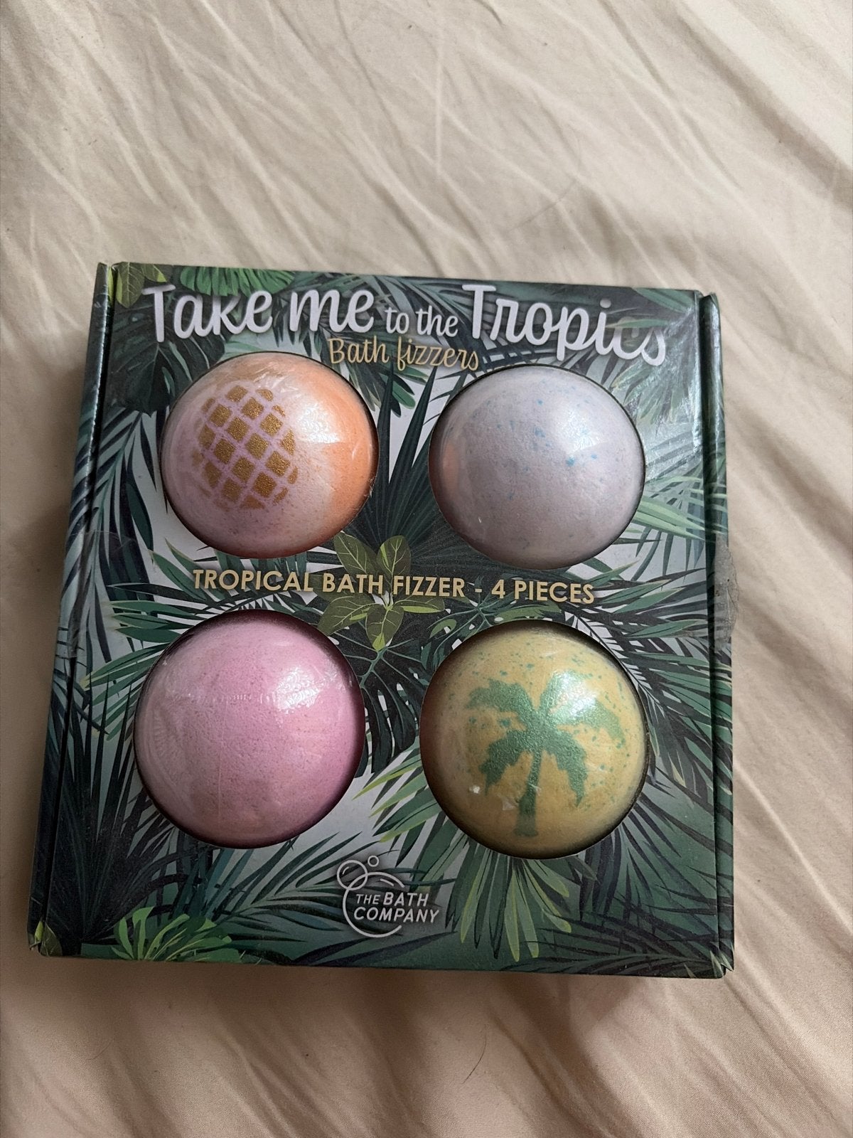 The Bath Company Tropical Bath Fizzers - 4 stuks, Ophalen of Verzenden, Nieuw, Bad & Douche