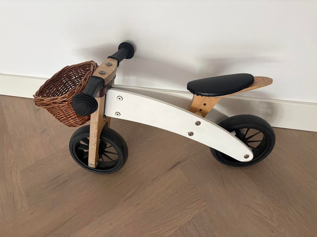 4 in 1 houten loopfiets, Ophalen, Gebruikt, Loopfiets