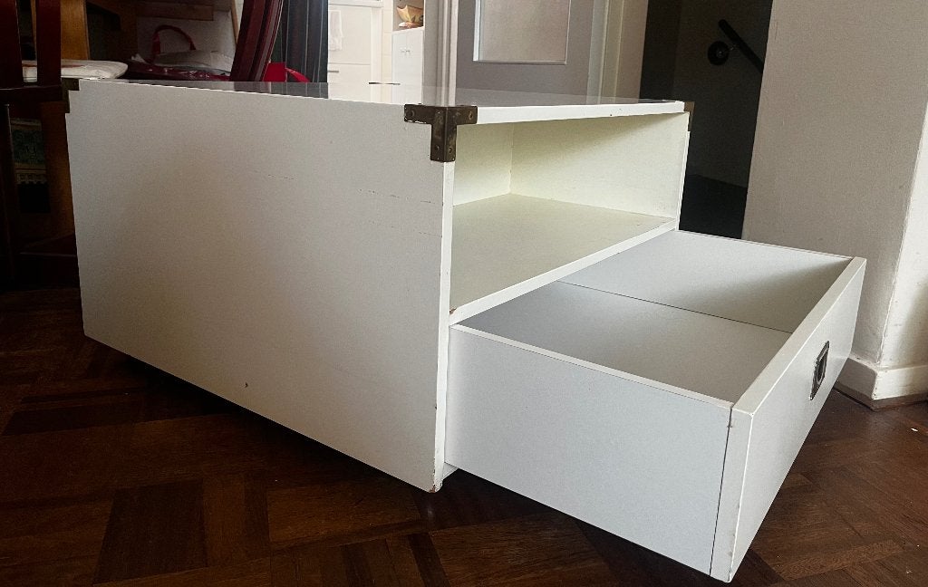 Vintage jaren ‘60 salonmeubels, Huis en Inrichting, Tafels | Salontafels, Ophalen, Gebruikt, 50 tot 100 cm, 50 tot 100 cm