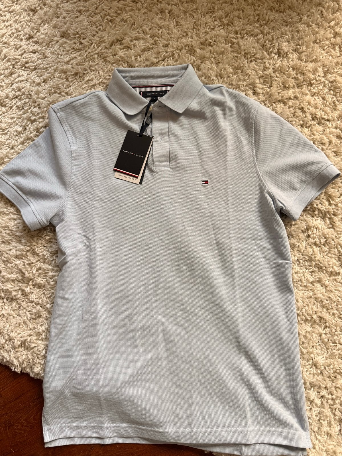 Tommy Hilfiger 1985 Polo Shirt - Breezy Blue Maat S, Verzenden, Nieuw, Maat 46 (S) of kleiner, Blauw