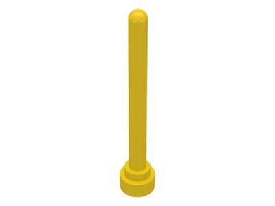 Lego Yellow Antenna 4H - Round Top, Gebruikt, Lego, Accessoire, Ophalen of Verzenden