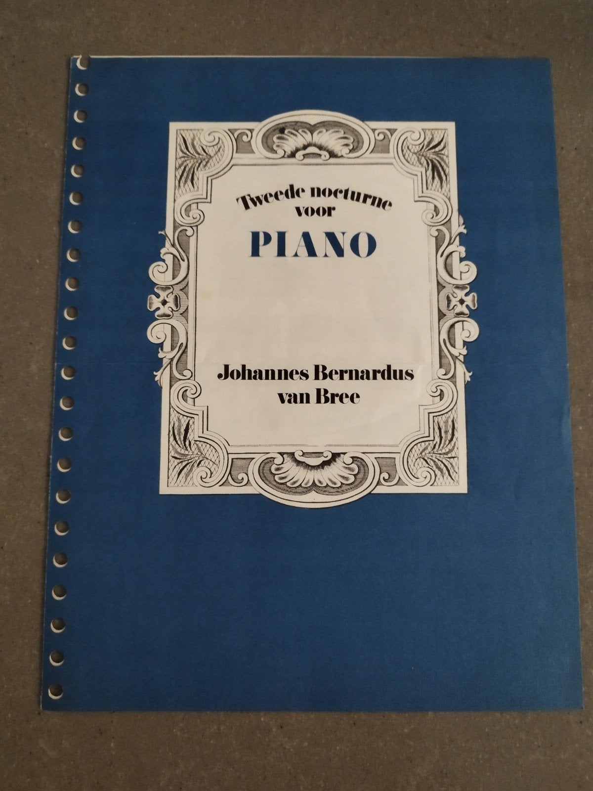 Bladmuziek - Johannes Bernardus van Bree, Muziek en Instrumenten, Bladmuziek, Ophalen of Verzenden, Artiest of Componist, Klassiek