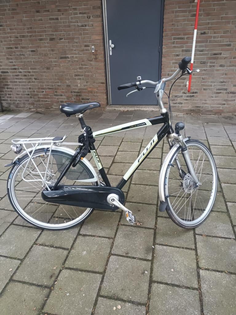 Fuji Ultra Sportieve Herenfiets met Schijfrem, Fietsen en Brommers, Fietsen | Dames | Damesfietsen, Overige merken, Gebruikt, Versnellingen