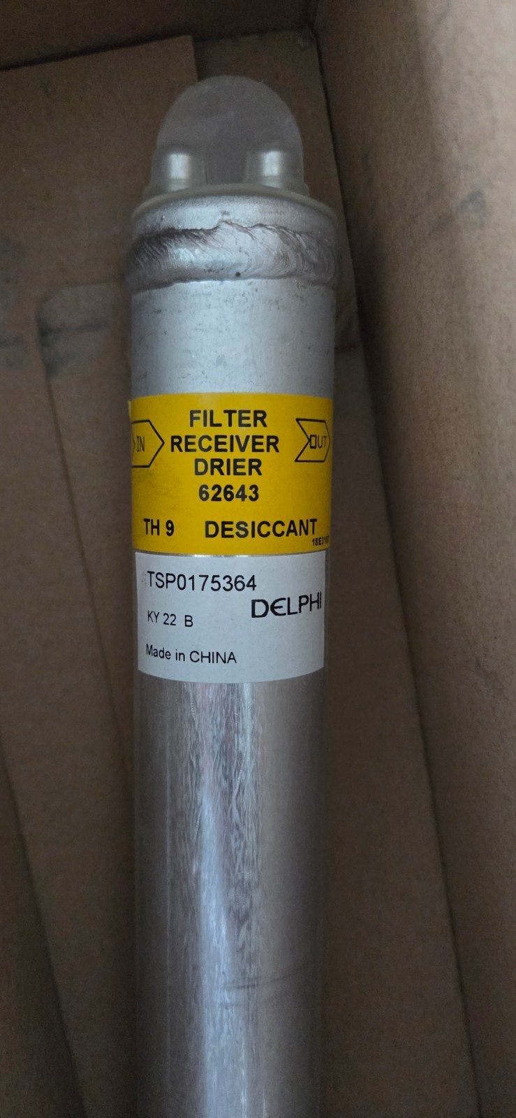 Foto 3 van Delphi TSP0175364 Airco Droger Honda Jazz 1.2 2008-2015 – Ni