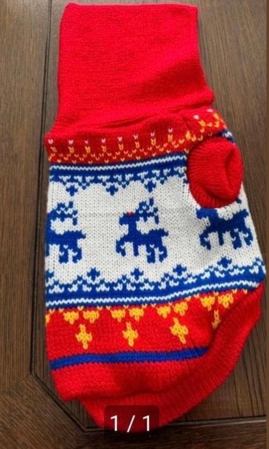 Kersttrui 24 cm ruglengte, Ophalen of Verzenden, Nieuw, Hondentrui