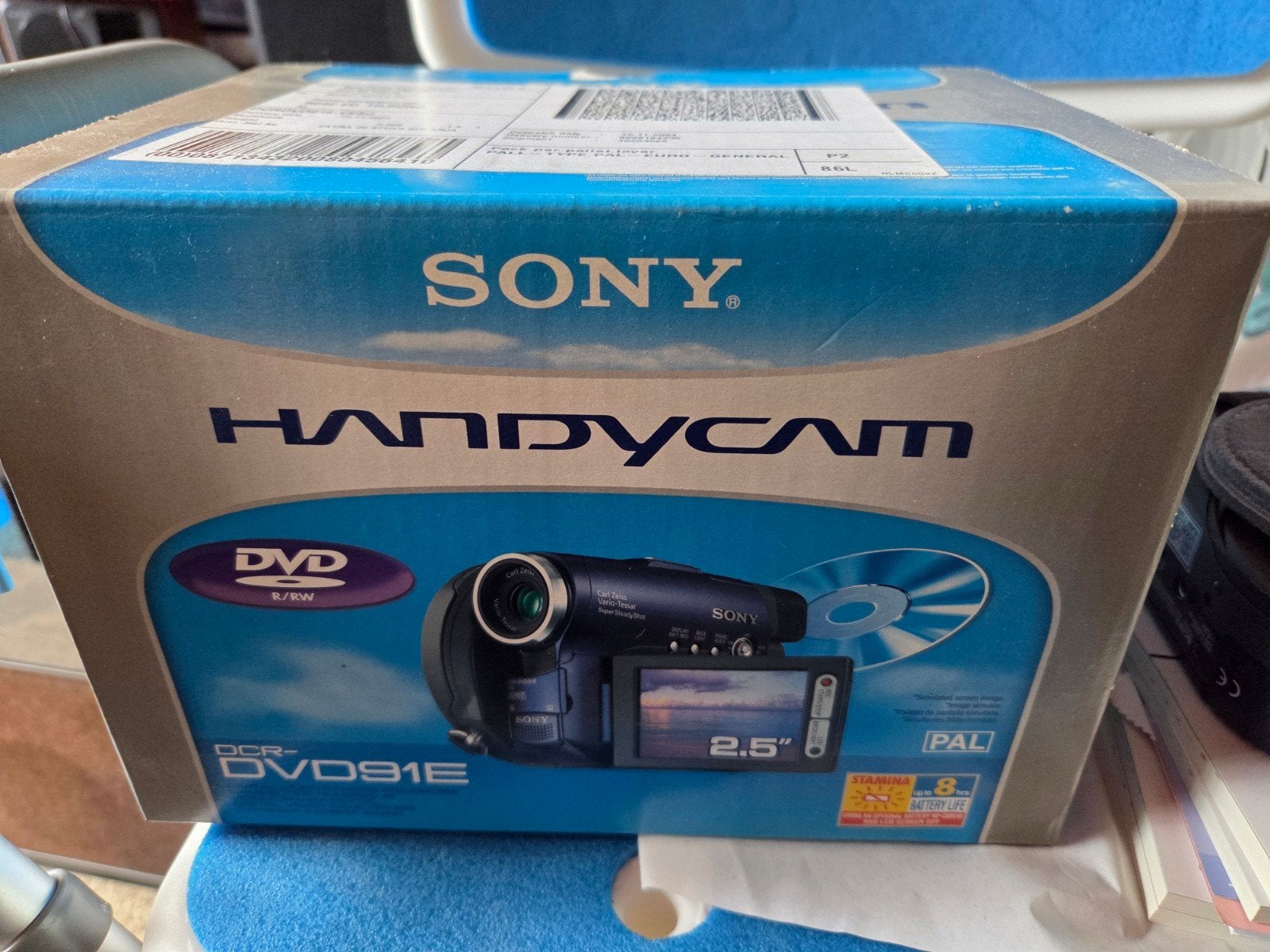 Sony Handycam DCR-DVD91E DVD Camcorder - Nieuw in doos, Audio, Tv en Foto, Videocamera's Digitaal, Nieuw, Camera, Dvd, Sony, Ophalen of Verzenden