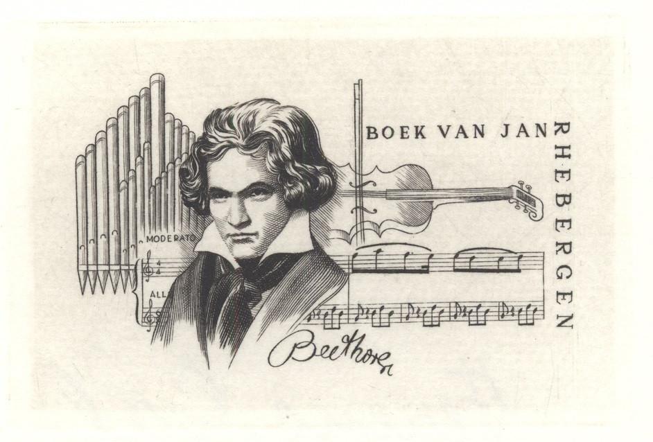 0107 Ex Libris Hongarije : Ferenc Gaál, z.j., Antiek en Kunst, Kunst | Etsen en Gravures, Verzenden