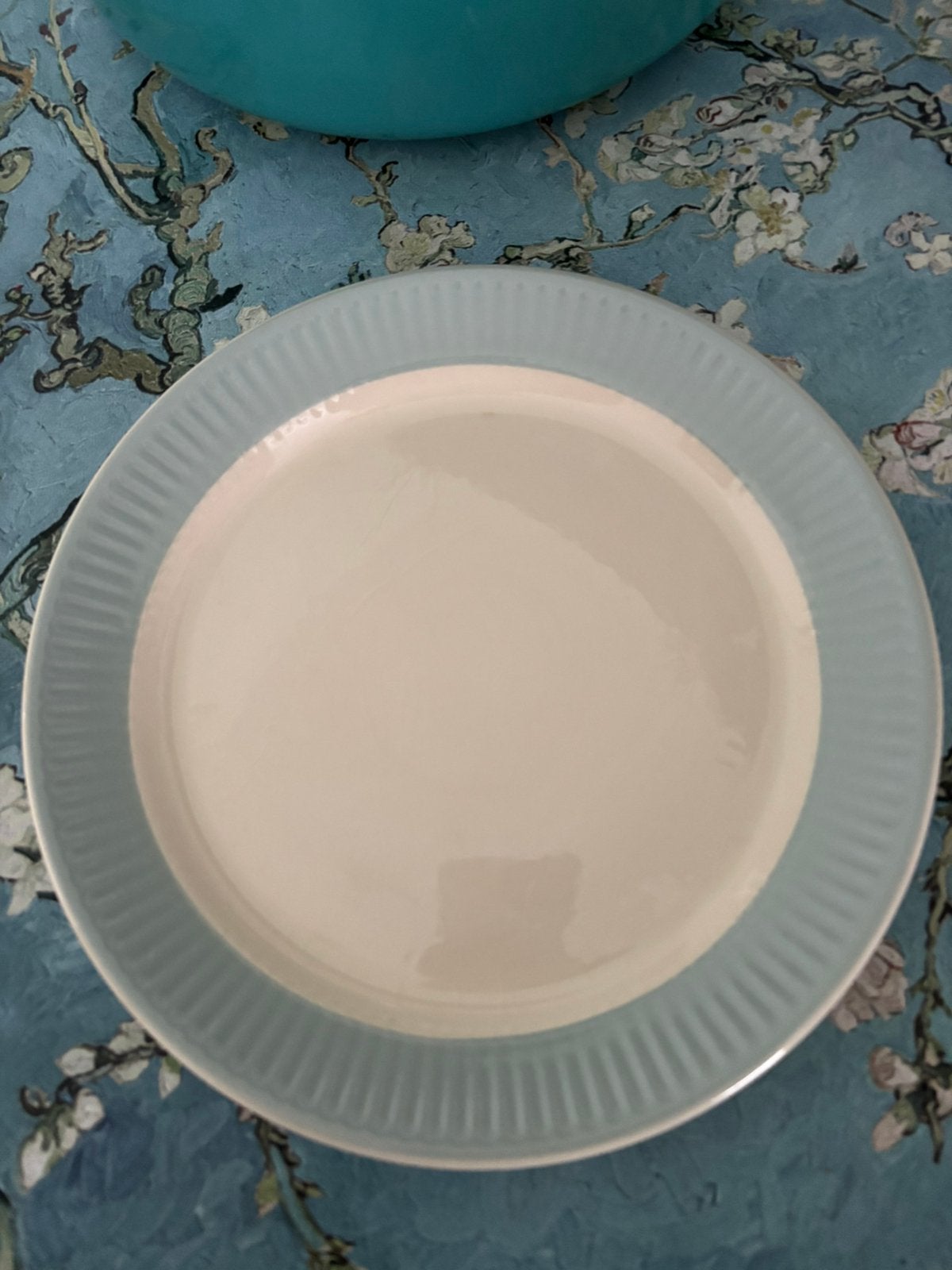 Pastel regout Parafeu bord 24 cm zeldzaam, Ophalen of Verzenden