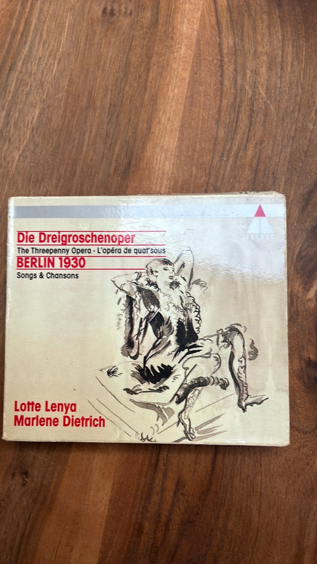 Dreigroschenoper Kurt Weil Marlene Dietrich, Ophalen of Verzenden, Zo goed als nieuw, Overige typen