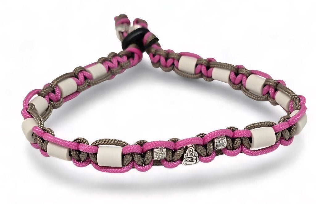 43 cm lange tekenketting met EMX kralen = Moossie, Ophalen of Verzenden, Handgemaakt, Nieuw