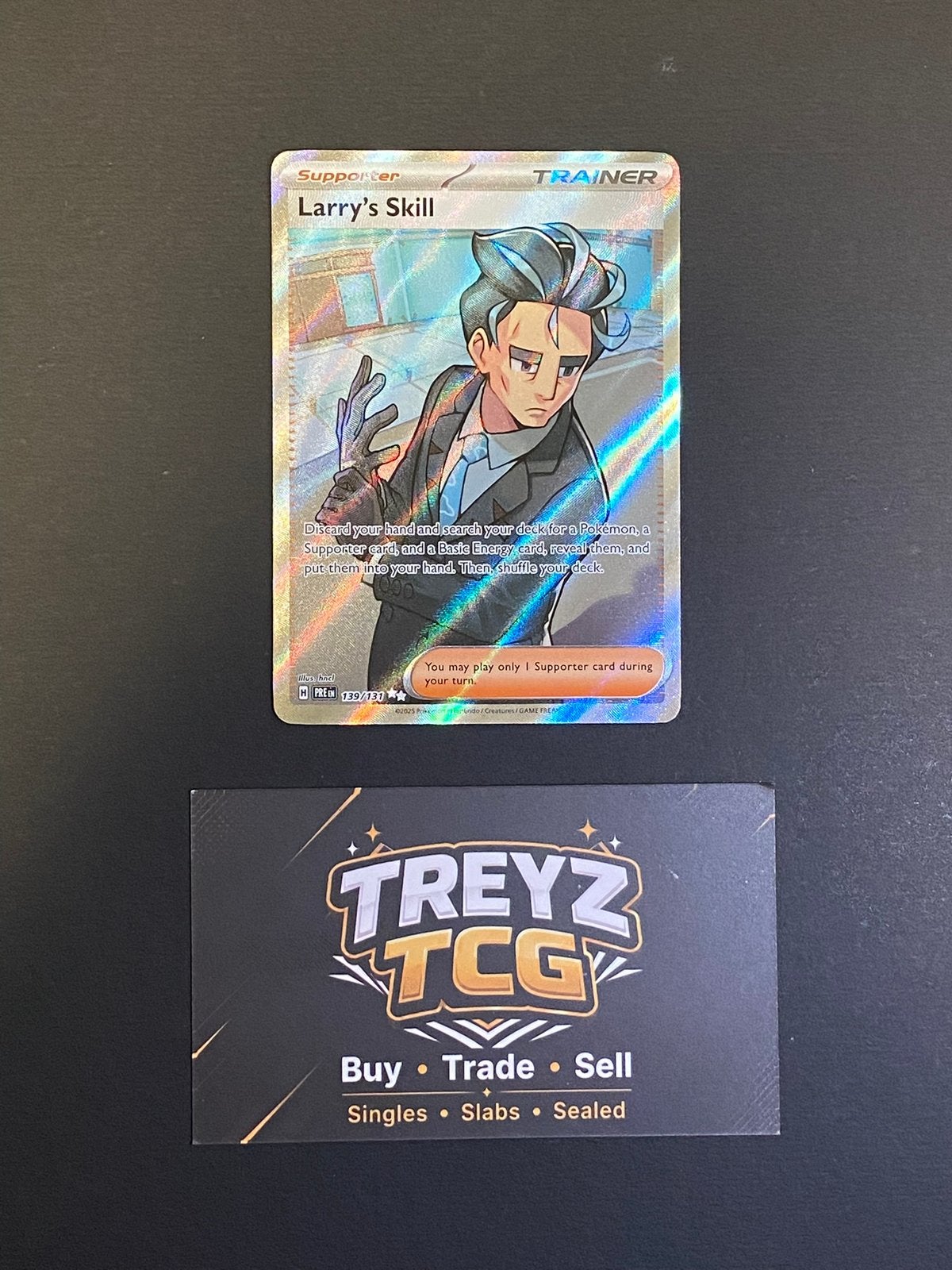 Larry's Skill 139 Pokemon Prismatic Evolutions, Ophalen of Verzenden, Zo goed als nieuw
