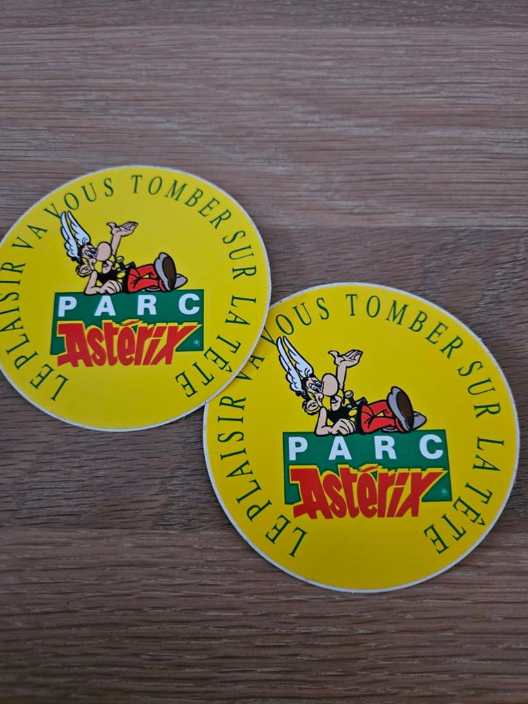 Parc Asterix stickers, Ophalen of Verzenden, Zo goed als nieuw, Overige typen