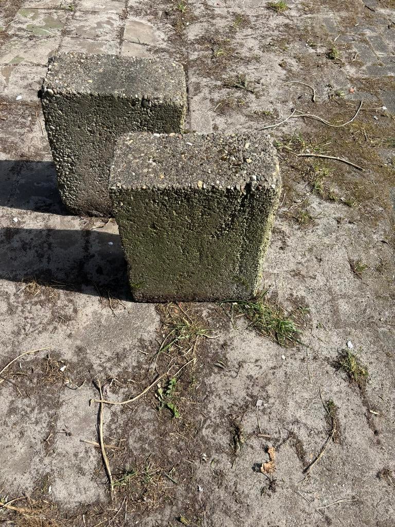 6 betonnen blokken, Ophalen, Gebruikt, Overige typen