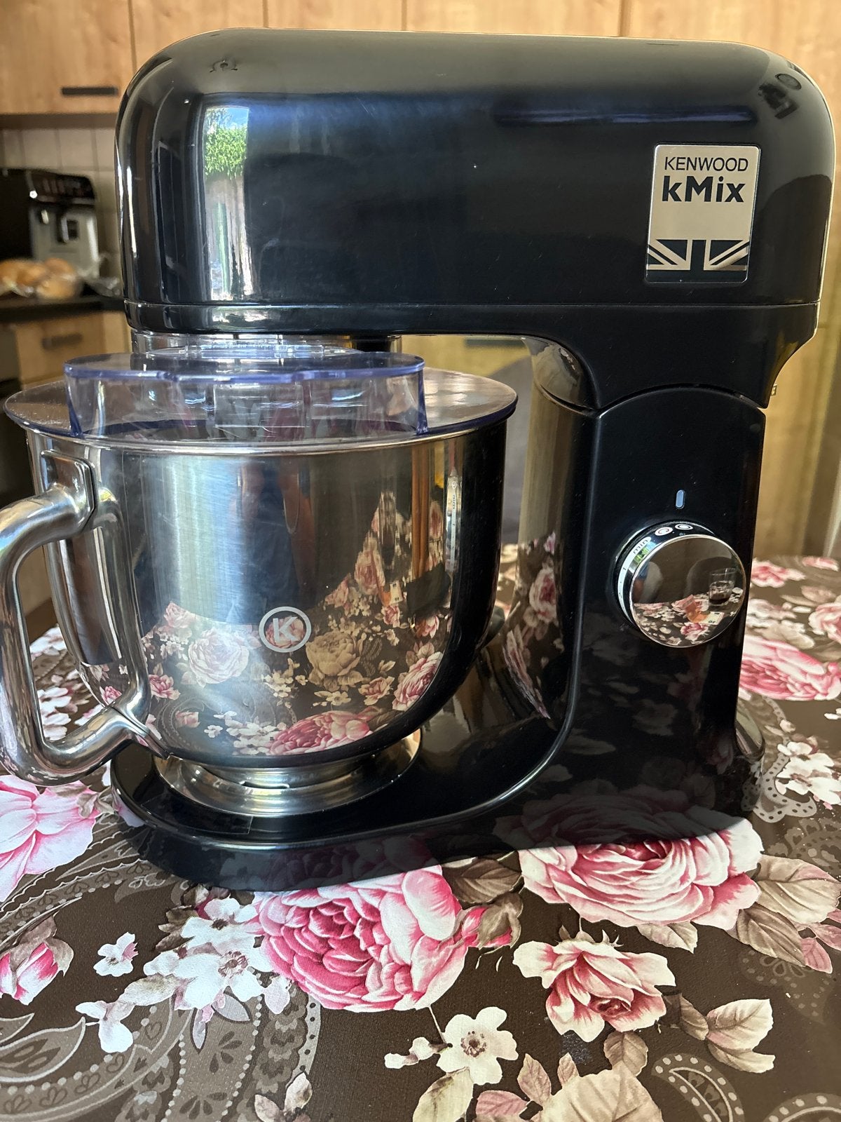 Kenwood kMix kmx75 Keukenmachine Zwart - Zo goed als nieuw, Ophalen, 4 liter of meer, 3 snelheden of meer, Zo goed als nieuw