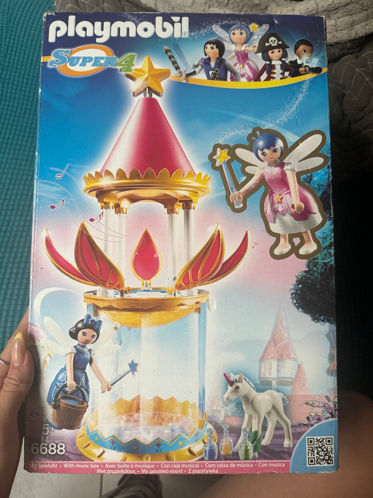 Playmobil Super 4 Feeënwereld met Eenhoorn - Compleet, Ophalen of Verzenden, Zo goed als nieuw
