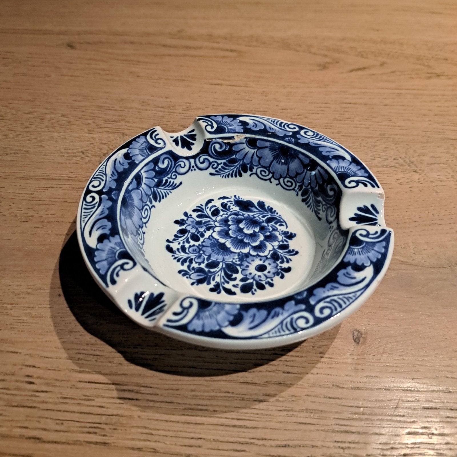 Delft blauwe asbak., Ophalen, Gebruikt, Asbak