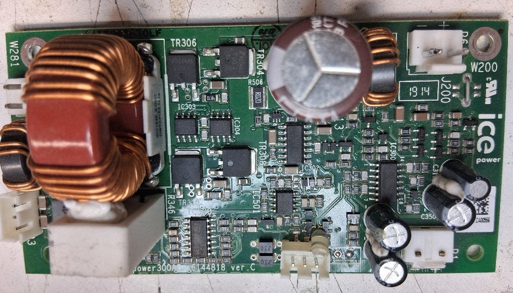 ICEpower 300A1 versterker module klasse D, Overige merken, Gebruikt, Ophalen of Verzenden, 120 watt of meer