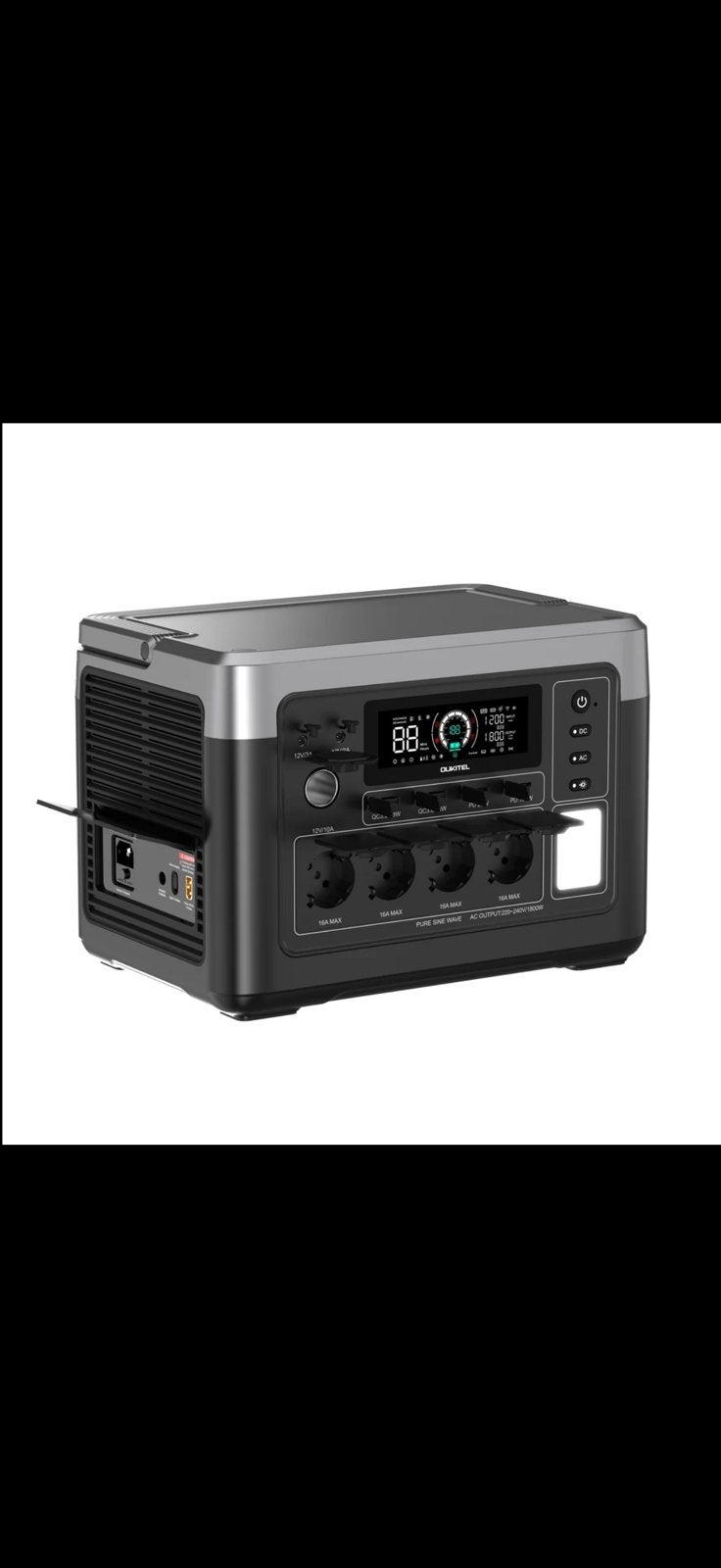OUKITEL P1000 Plus Powerstation – 1800W / 1024Wh – LiFePO4, Ophalen of Verzenden, Zo goed als nieuw