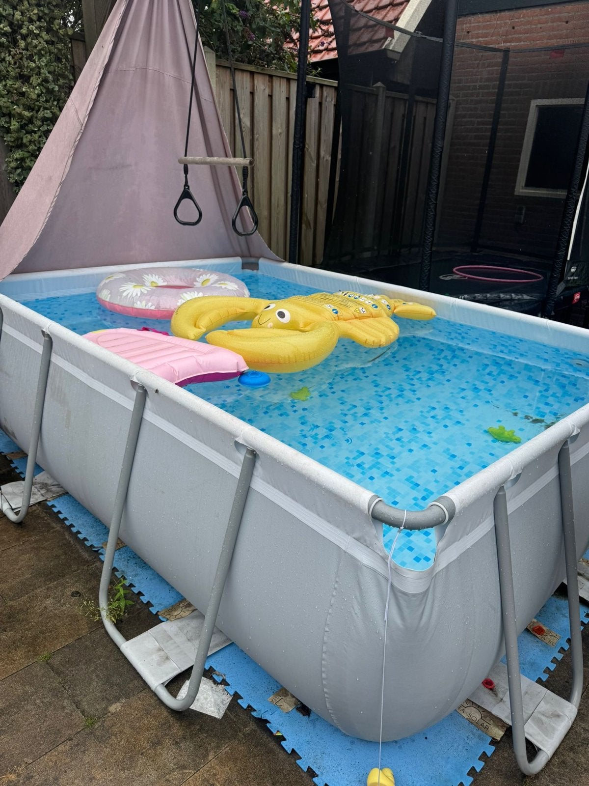 Opzetzwembad met accessoires, Tuin en Terras, Zwembaden, Ophalen, 200 tot 300 cm, 80 tot 120 cm, Zo goed als nieuw