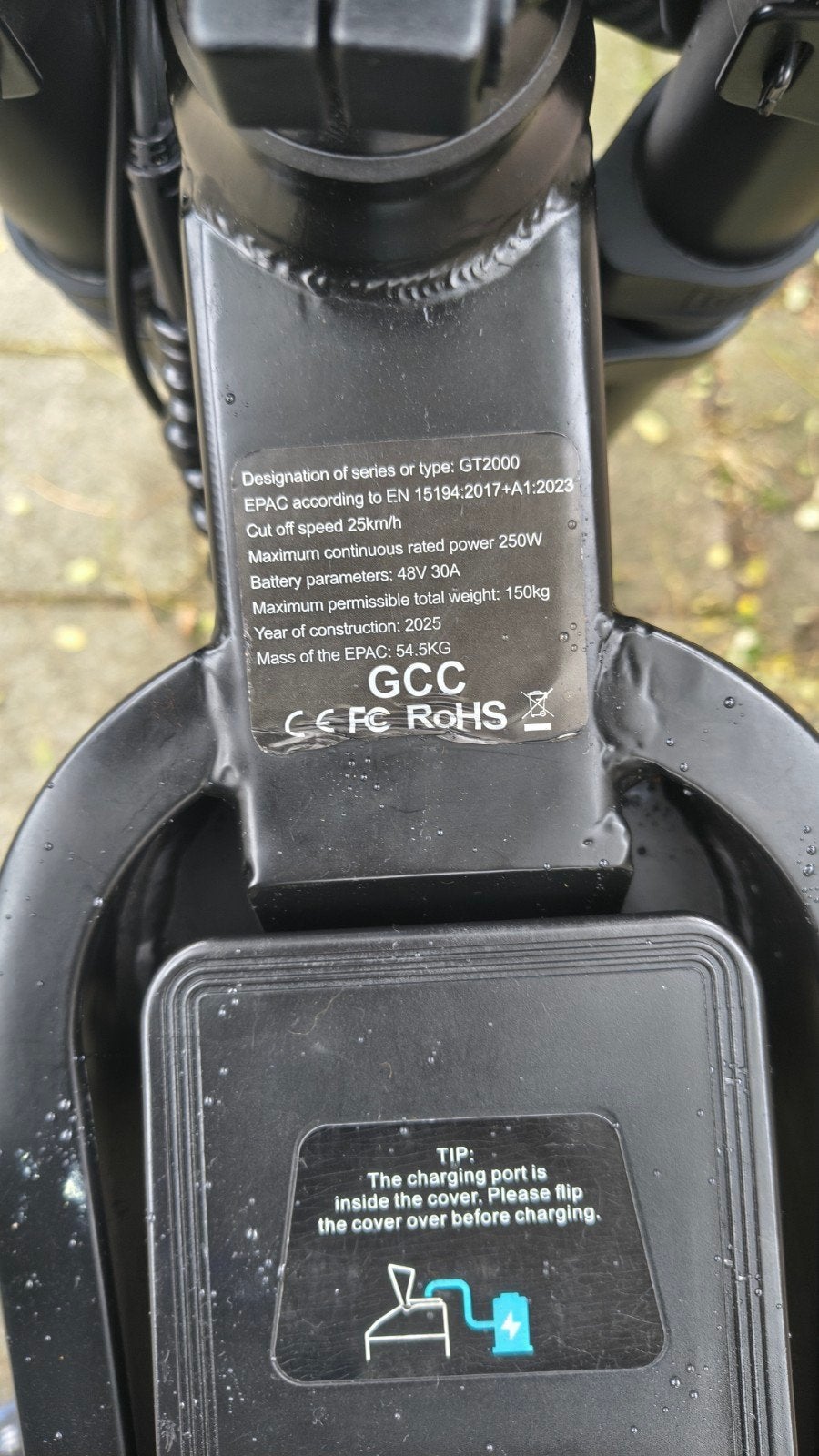 GT2000 Straatlegaal E-bike met Gashendel - 3803 km, Ophalen, Gebruikt, Overige merken