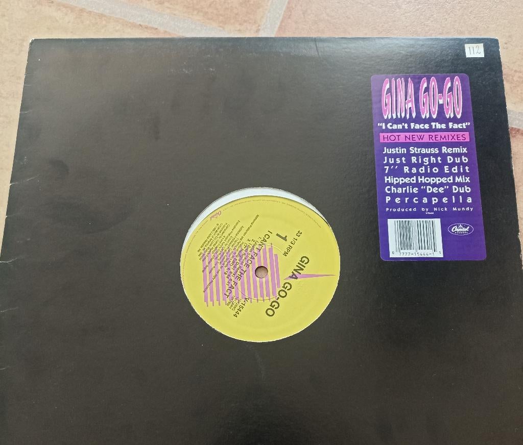 12'' Gina Go-Go - I can't face the fact, Ophalen of Verzenden, Gebruikt, 12 inch