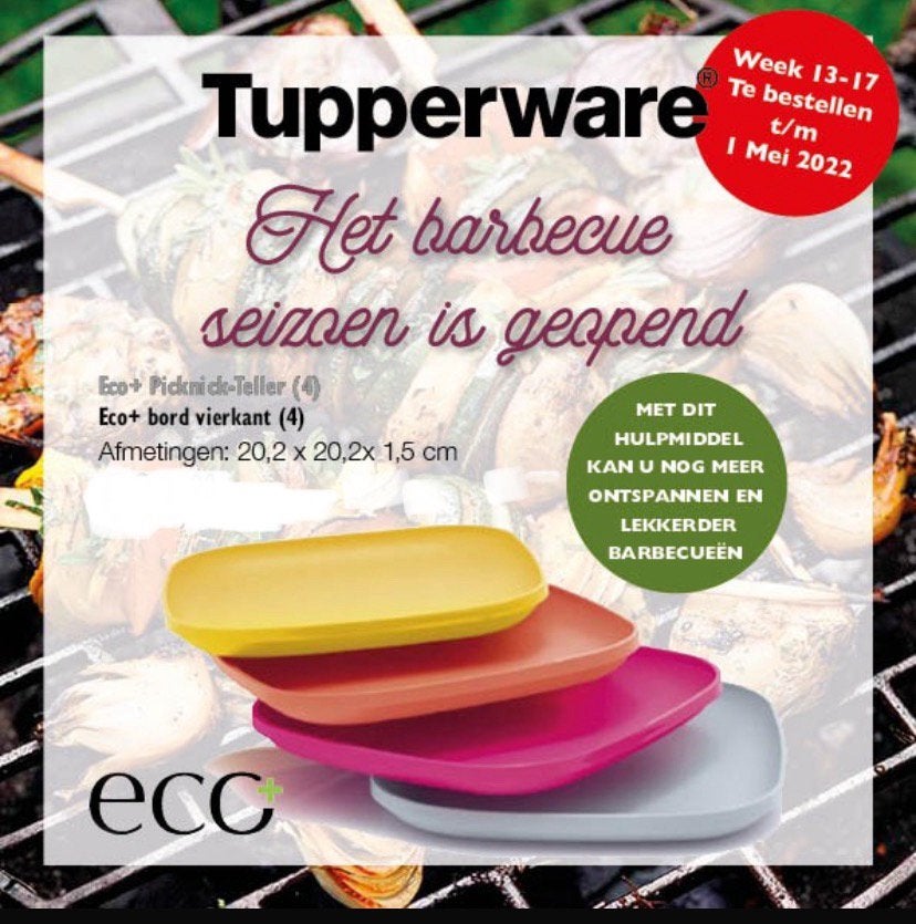 Tupperware Borden, Huis en Inrichting, Keuken | Tupperware, Ophalen of Verzenden, Nieuw, Overige typen