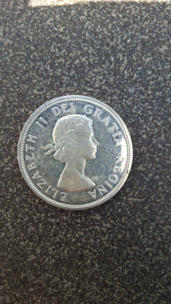 Canada 1 dollar 1964, Ophalen of Verzenden, Noord-Amerika, Losse munt, Zilver