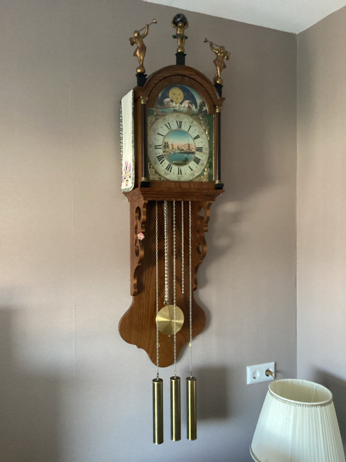 “Antieke” Orfac Friese Staartklok - Prachtig Uurwerk, Antiek en Kunst, Antiek | Klokken, Ophalen