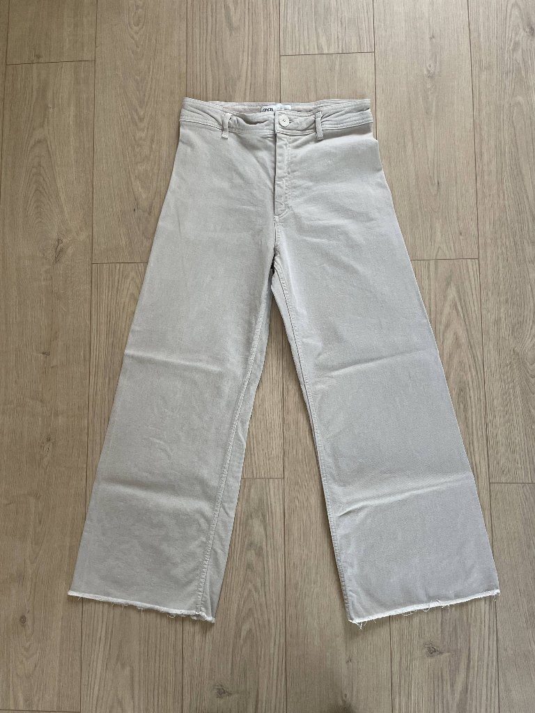 Beige broek Mango, Maat 38/40 (M), Beige, Ophalen of Verzenden, Zo goed als nieuw